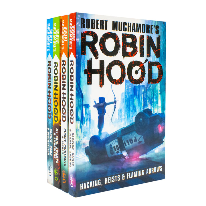 Robin Hood Series 4 Books Collection Set By Robert Muchamore