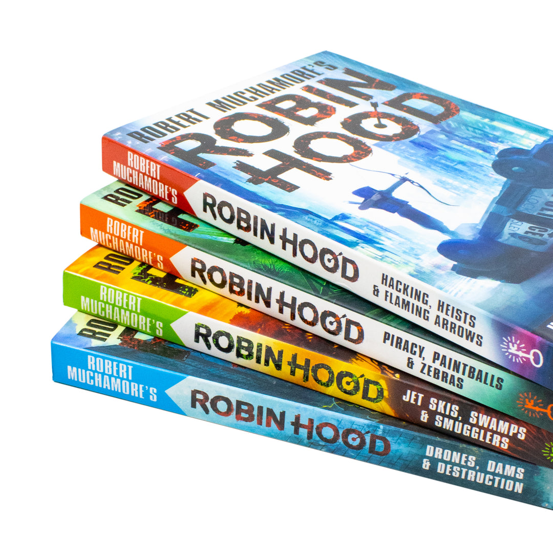 Robin Hood Series 4 Books Collection Set By Robert Muchamore