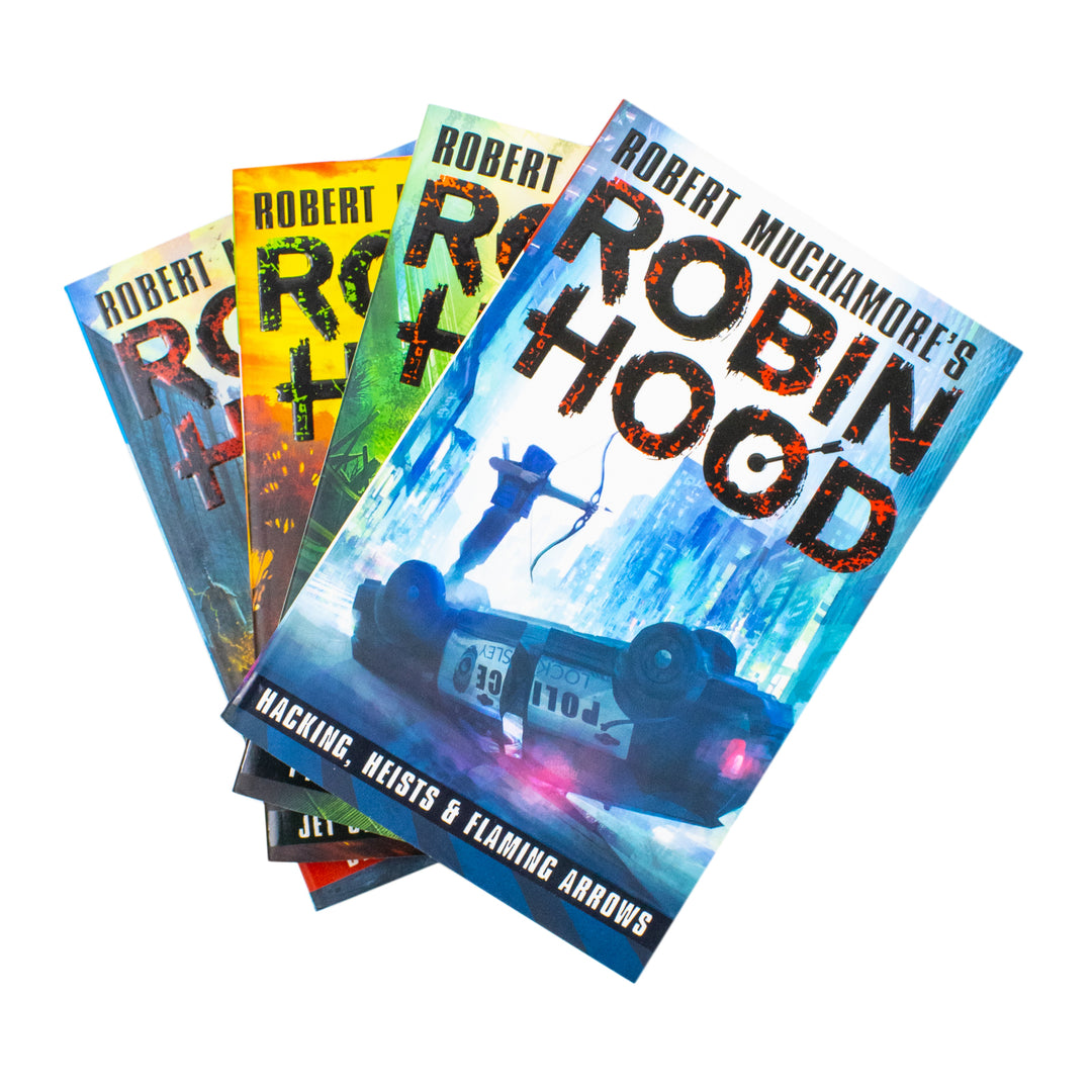 Robin Hood Series 4 Books Collection Set By Robert Muchamore