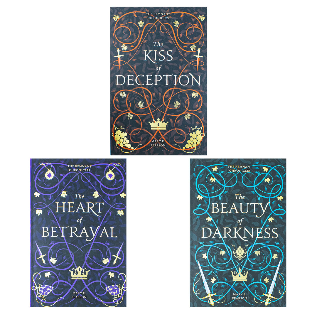 The Remnant Chronicles Collection 3 Books Set By Mary E Pearson (The Kiss of Deception, The Heart of Betrayal, The Beauty of Darkness)