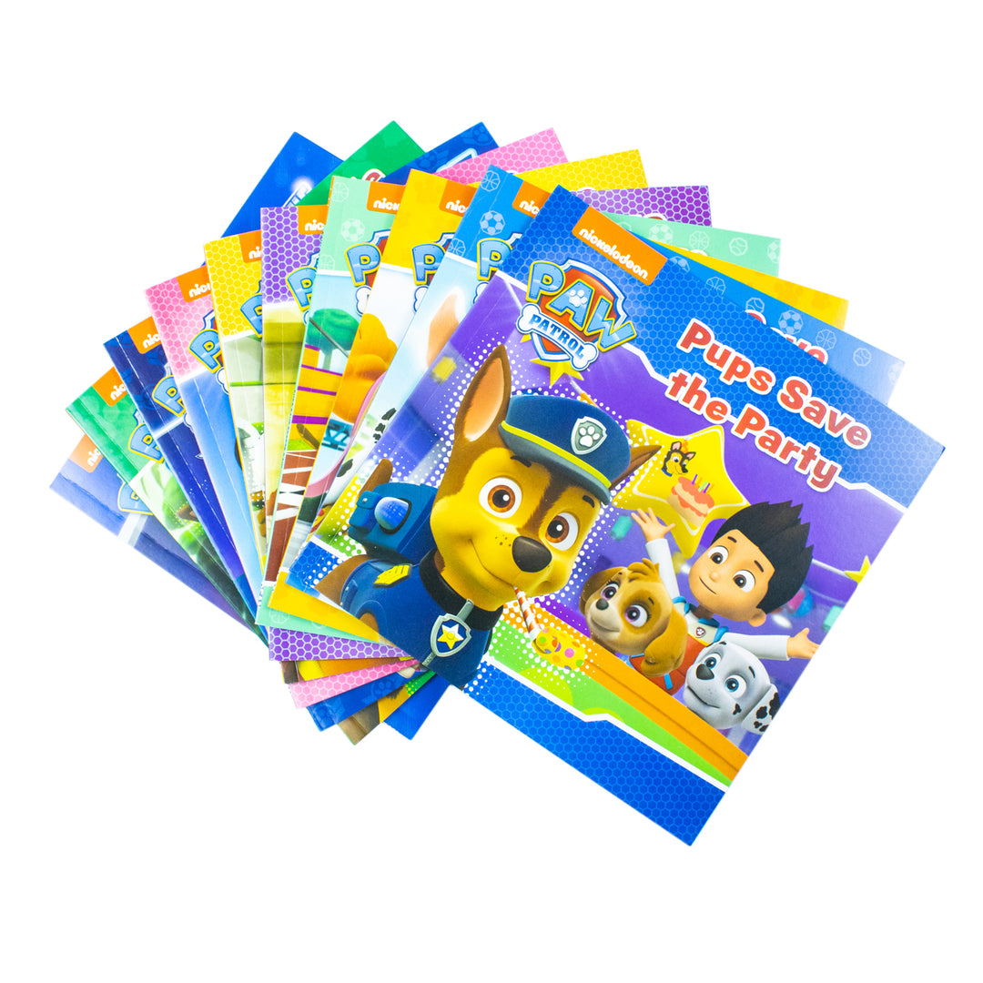 Paw Patrol Favourite Stories Collection Set in Paperback - 10 Books for Children aged 3+ from Nickelodeon