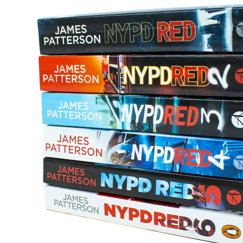 James Patterson NYPD Red Series Collection 1-6 Books Set | Crime, Detective Fiction, Suspense, Murder, Investigation, Police Drama, Paperback Novels