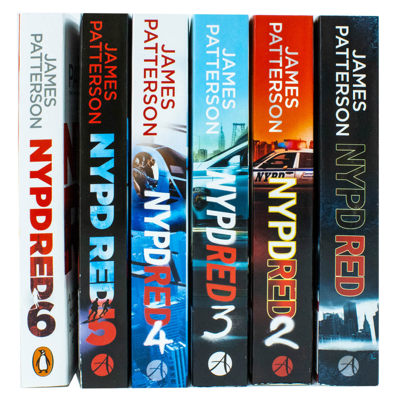 James Patterson NYPD Red Series Collection 1-6 Books Set | Crime, Detective Fiction, Suspense, Murder, Investigation, Police Drama, Paperback Novels