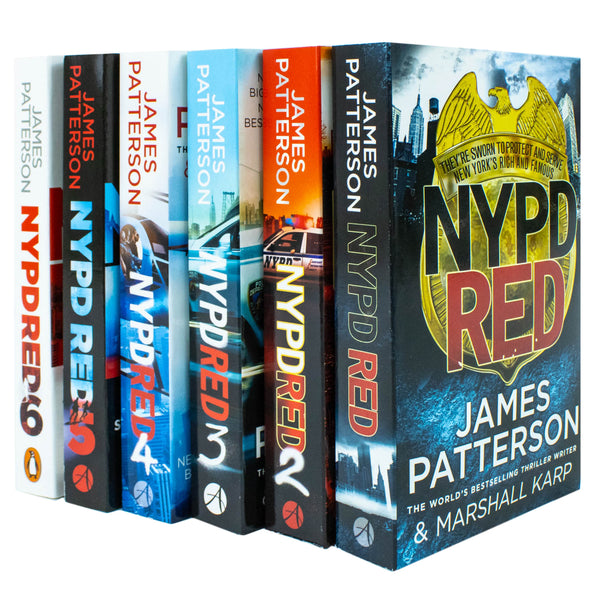James Patterson NYPD Red Series Collection 1-6 Books Set | Crime, Detective Fiction, Suspense, Murder, Investigation, Police Drama, Paperback Novels