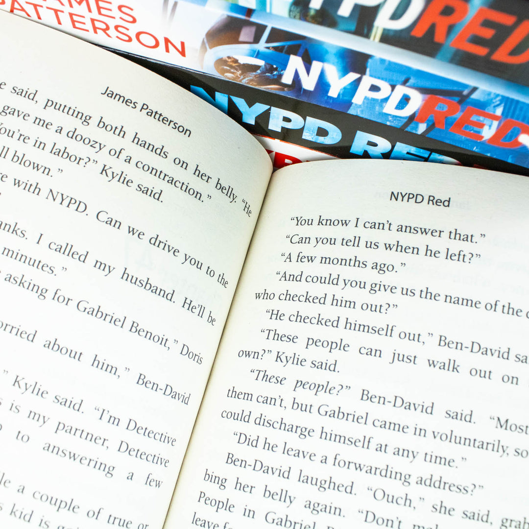 James Patterson NYPD Red Series 1–6 Book Set | Crime Thriller Collection with Detective Fiction, Murder, Suspense, Police Investigation & Drama