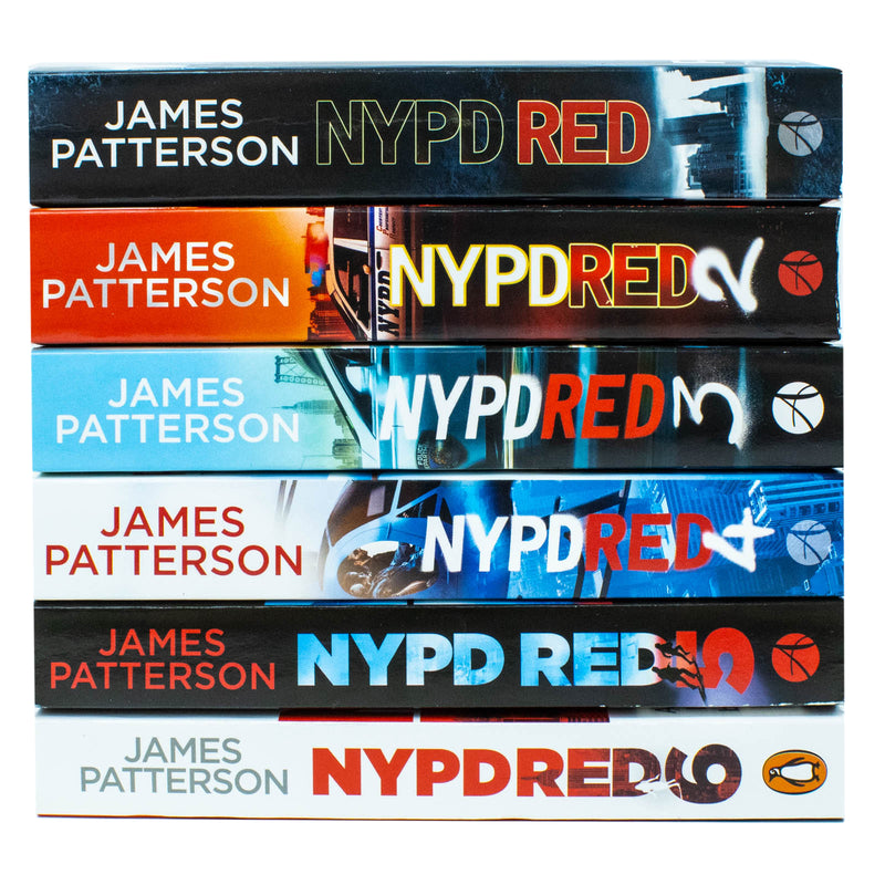 James Patterson NYPD Red Series Collection 1-6 Books Set | Crime, Detective Fiction, Suspense, Murder, Investigation, Police Drama, Paperback Novels