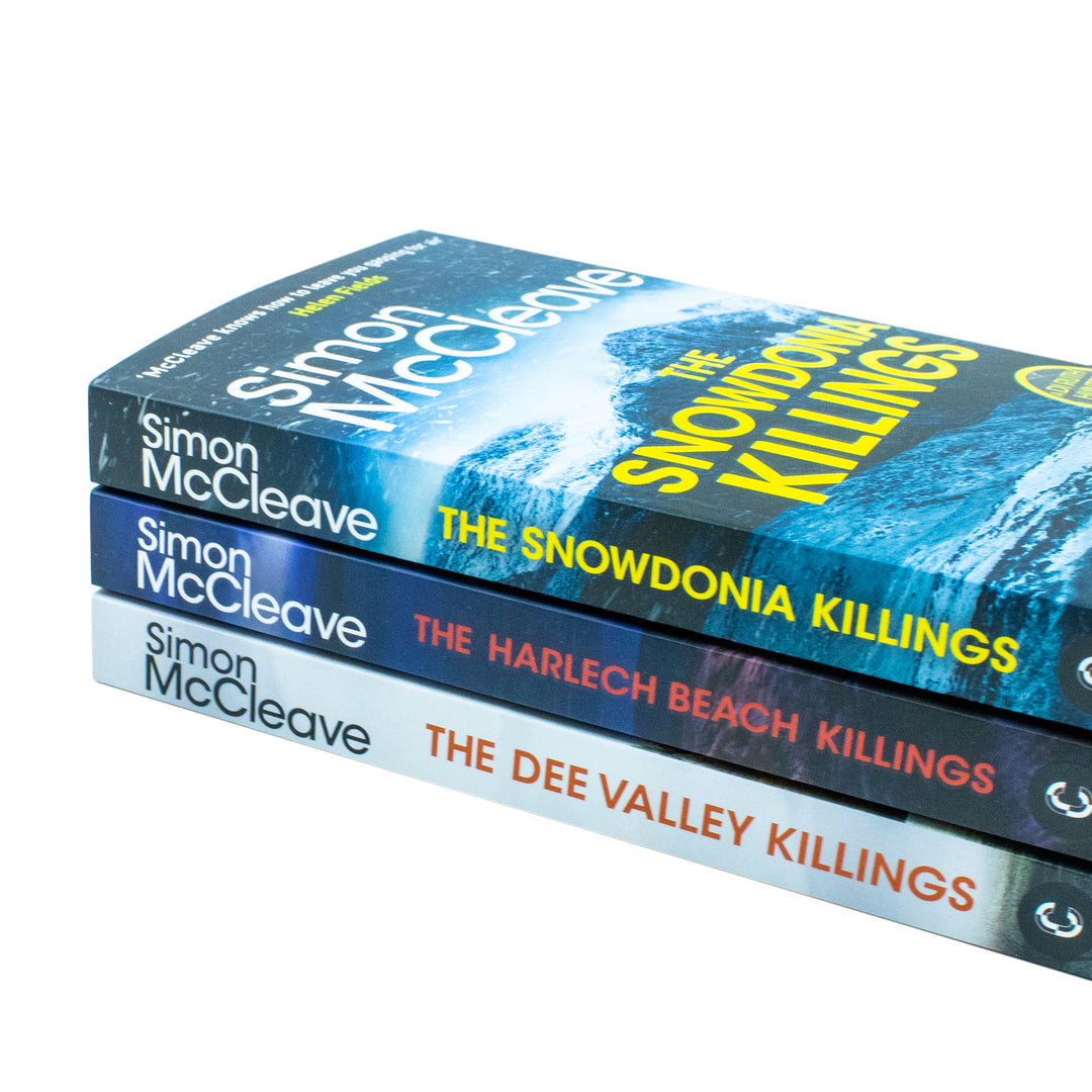 DI Ruth Hunter Series 3 Books Collection Set By Simon McCleave (The Snowdonia Killings, The Harlech Beach Killings and The Dee Valley Killings)