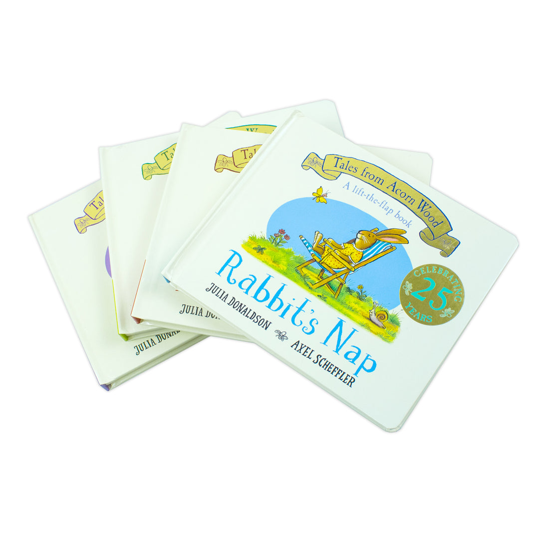 Julia Donaldson Tales From Acorn Wood Series Collection 4 Books Set - (Fox's Socks, Hide-And-Seek Pig, Rabbit's Nap, Postman Bear)