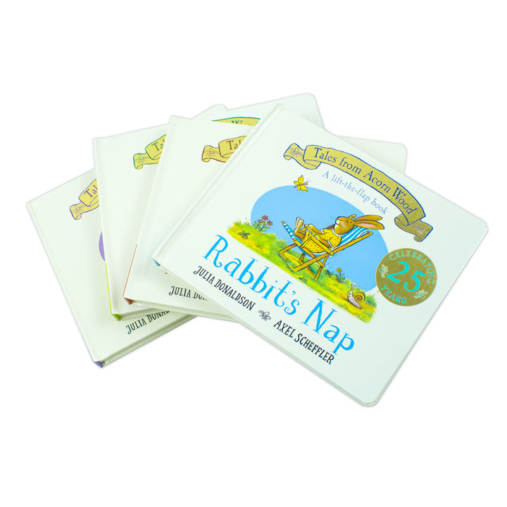 Julia Donaldson Tales From Acorn Wood Series Collection 4 Books Set - (Fox's Socks, Hide-And-Seek Pig, Rabbit's Nap, Postman Bear)