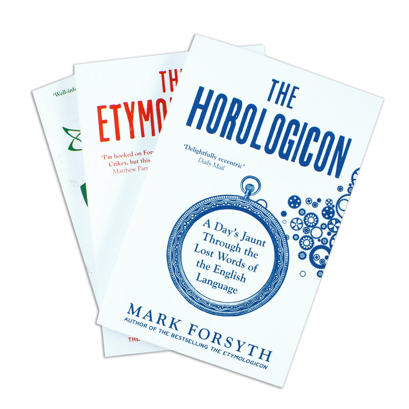 Mark Forsyth 3 Books Collection Set (The Etymologicon, The Elements of Eloquence & Horologicon)