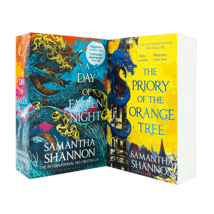 The Roots of Chaos Series 2 Books Collection Set By Samantha Shannon (The Priory of the Orange Tree,  A Day of Fallen Night)