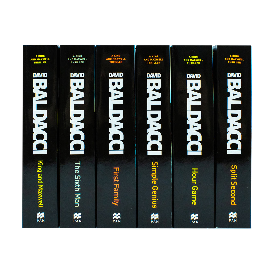 David Baldacci King & Maxwell 6-Book Set | Bestselling Thriller, Mystery & Suspense Series – Action-Packed Detective Fiction Collection for Adults
