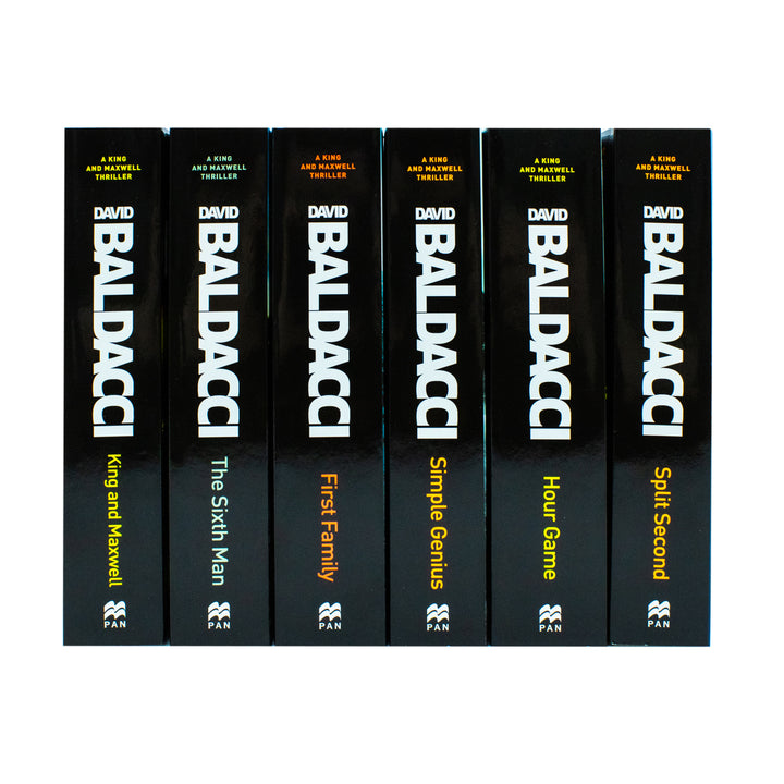 David Baldacci King & Maxwell 6-Book Set | Bestselling Thriller, Mystery & Suspense Series – Action-Packed Detective Fiction Collection for Adults