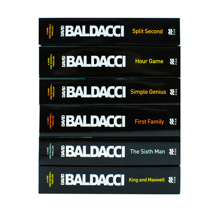 David Baldacci King & Maxwell 6-Book Set | Bestselling Thriller, Mystery & Suspense Series – Action-Packed Detective Fiction Collection for Adults