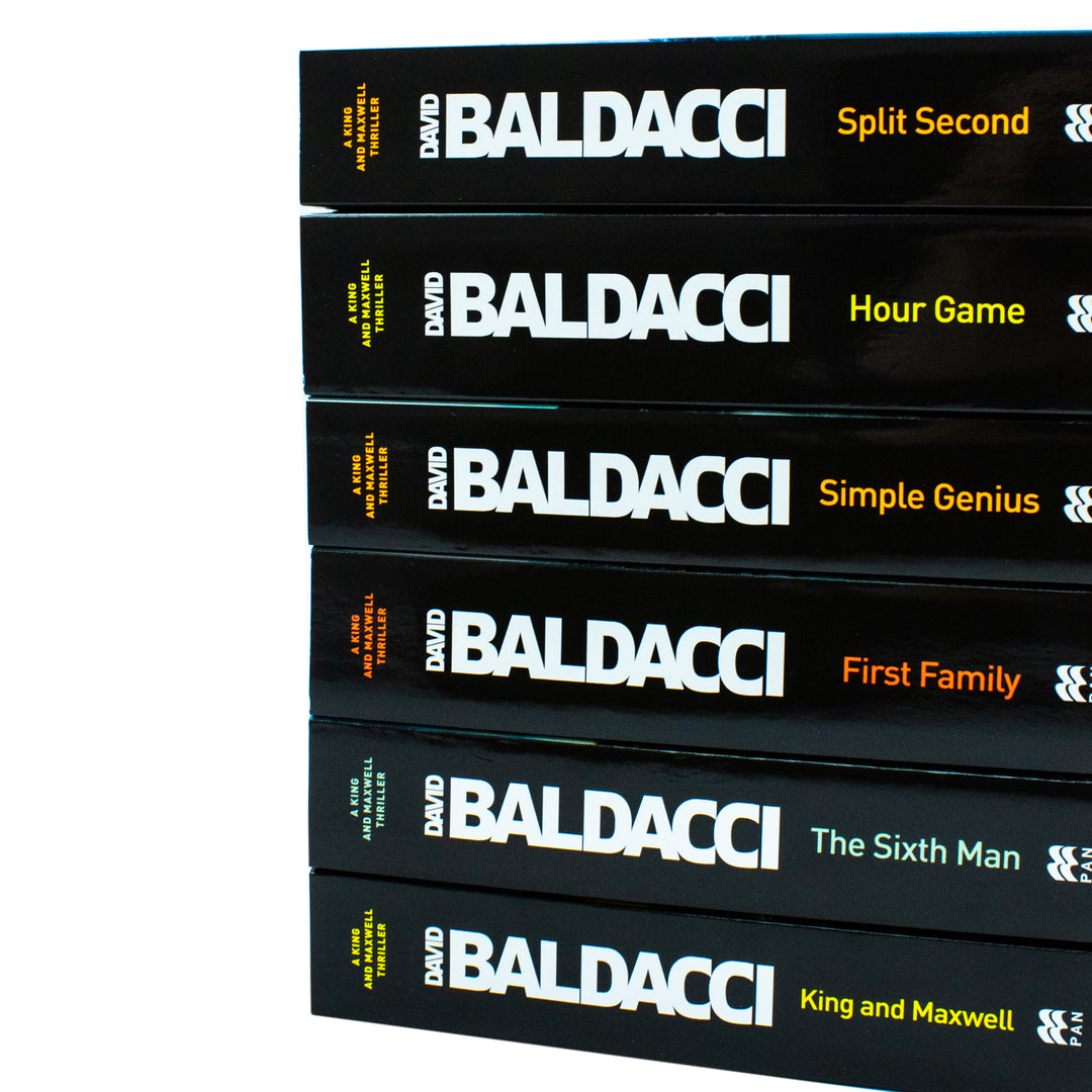 David Baldacci King & Maxwell 6-Book Set | Bestselling Thriller, Mystery & Suspense Series – Action-Packed Detective Fiction Collection for Adults