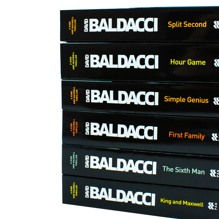 David Baldacci King & Maxwell 6-Book Set | Bestselling Thriller, Mystery & Suspense Series – Action-Packed Detective Fiction Collection for Adults