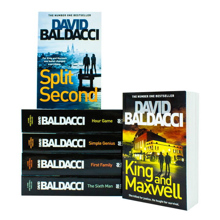 David Baldacci King & Maxwell 6-Book Set | Bestselling Thriller, Mystery & Suspense Series – Action-Packed Detective Fiction Collection for Adults
