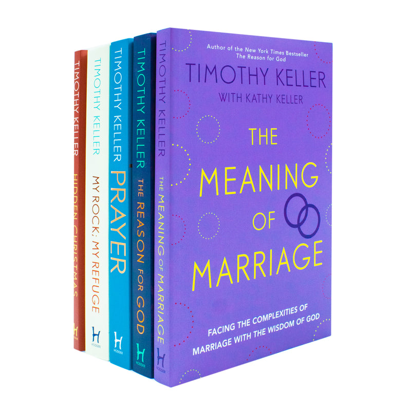 Timothy Keller 5 Paperback Book Collection– Christian Faith,Spirituality & Life Guidance |Includes Hidden Christmas, Prayer, The Reason for God & More