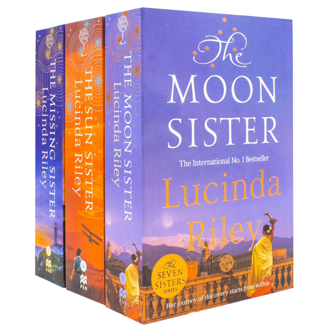 The Seven Sisters Series By Lucinda Riley 3 Books Collection Set (The Moon Sister, The Sun Sister, The Missing Sister)