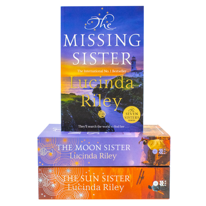 The Seven Sisters Series By Lucinda Riley 3 Books Collection Set (The Moon Sister, The Sun Sister, The Missing Sister)