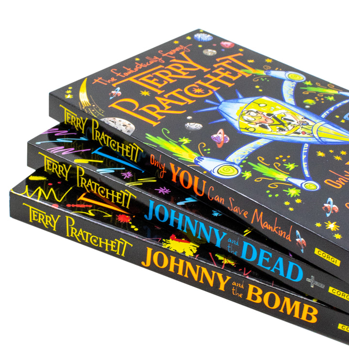 Johnny Maxwell Collection 3 Books Set by Terry Pratchett (Johnny and the Bomb, Johnny and the Dead, Only You Can Save Mankind) Paperback