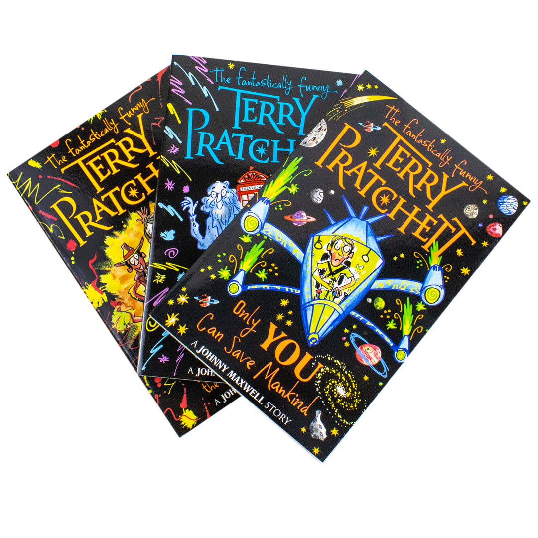Johnny Maxwell Collection 3 Books Set by Terry Pratchett (Johnny and the Bomb, Johnny and the Dead, Only You Can Save Mankind) Paperback