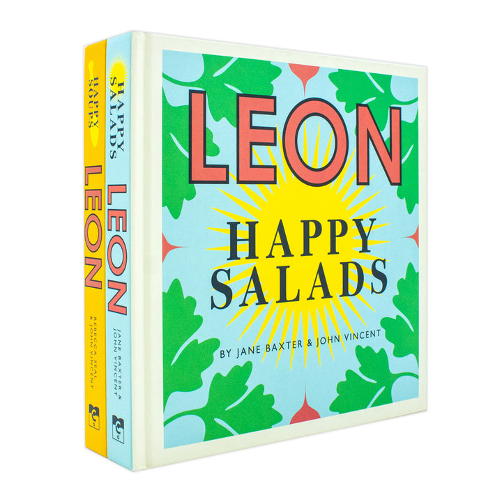 happy leons 2 books collection set - leon happy soups, leon happy salads