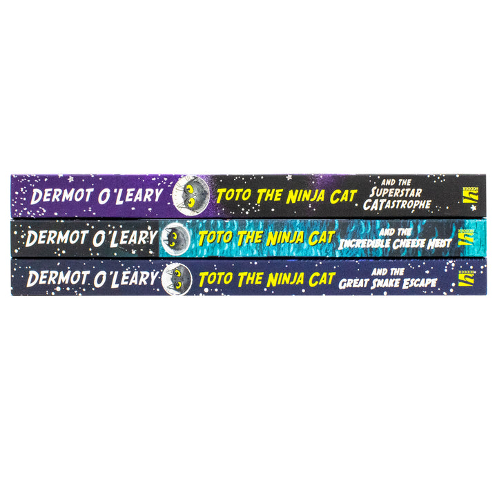 Toto the Ninja Cat Series 3 Books Collection Set By Dermot OLeary