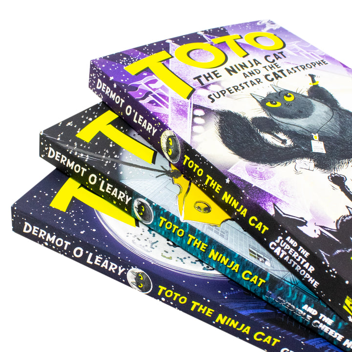 Toto the Ninja Cat Series 3 Books Collection Set By Dermot OLeary