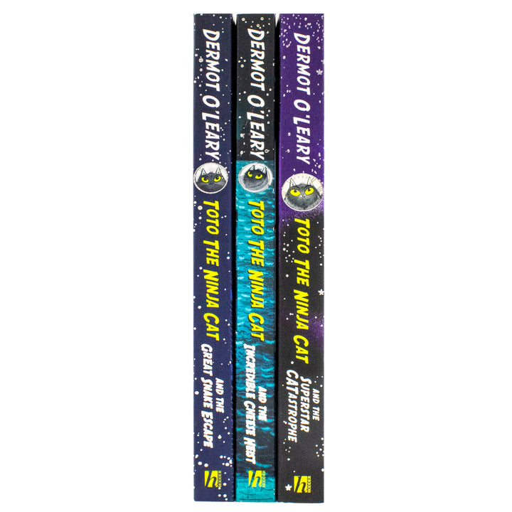 Toto the Ninja Cat Series 3 Books Collection Set By Dermot OLeary