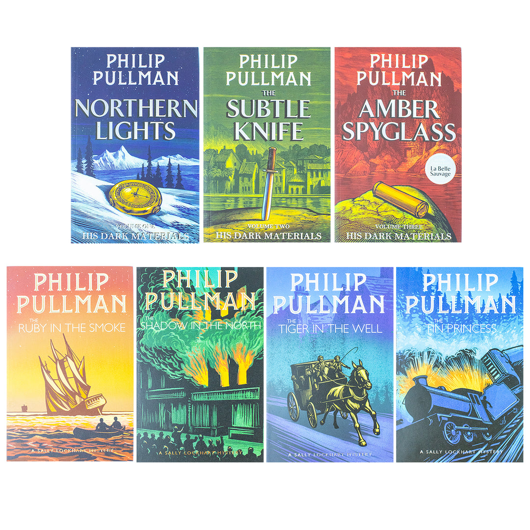 His dark materials trilogy, sally lockhart mystery philip pullman collection 7 books set