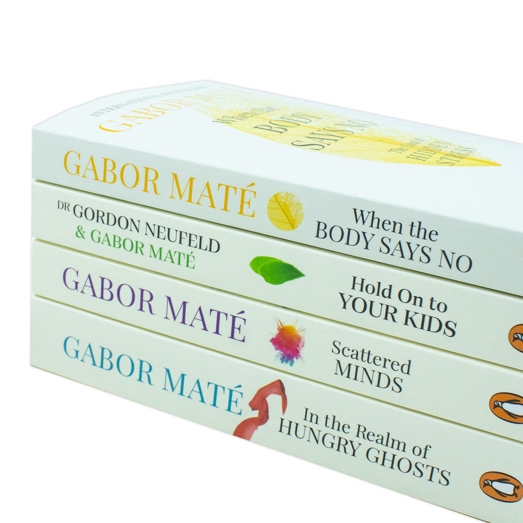 Dr. Gabor Maté 4 Book Collection | Health, Wellness, Parenting & Psychology | Trauma, Mental Health, Addiction & Personal Development Books