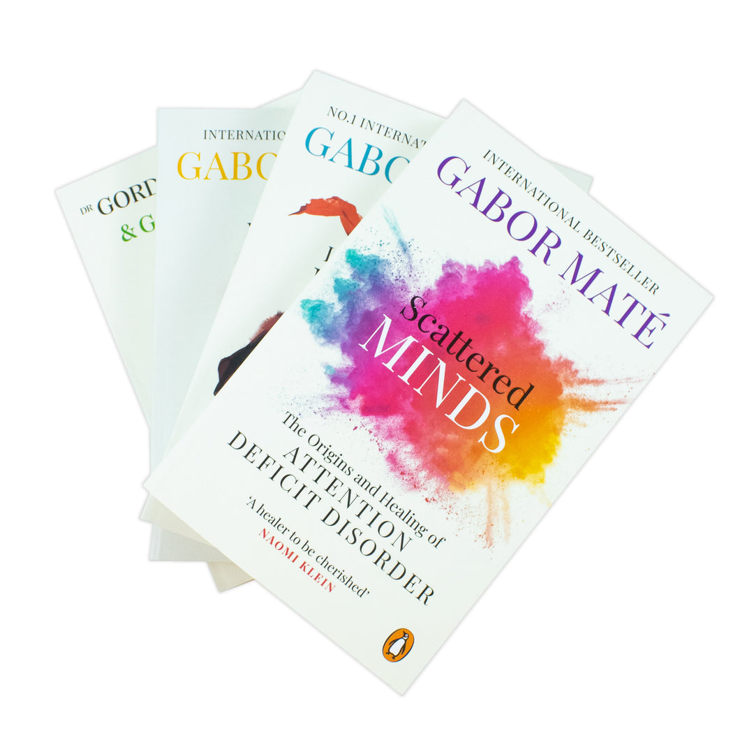 Dr. Gabor Maté 4 Book Collection | Health, Wellness, Parenting & Psychology | Trauma, Mental Health, Addiction & Personal Development Books