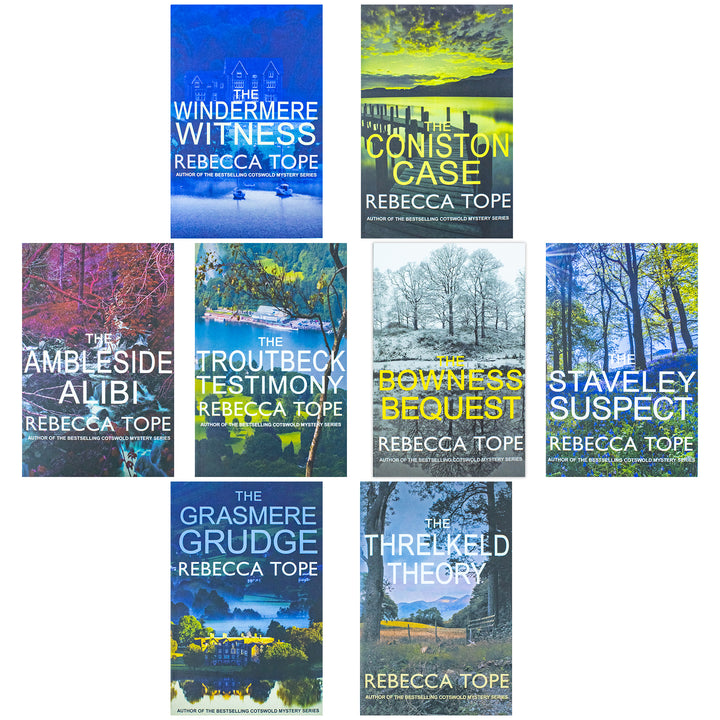 Lake District Mysteries Series Collection 8 Books Set By Rebecca Tope