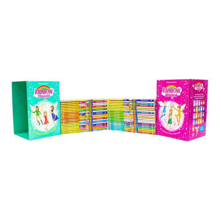 Rainbow Magic The Magical Party Collection & The Magical Adventure 42 Books Set