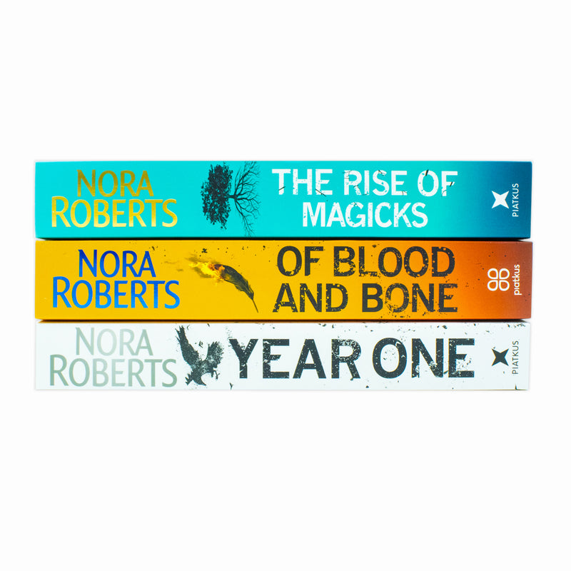 Chronicles of The One Series 3 Books Collection Set By Nora Roberts (Year One, Of Blood and Bone, The Rise of Magicks)