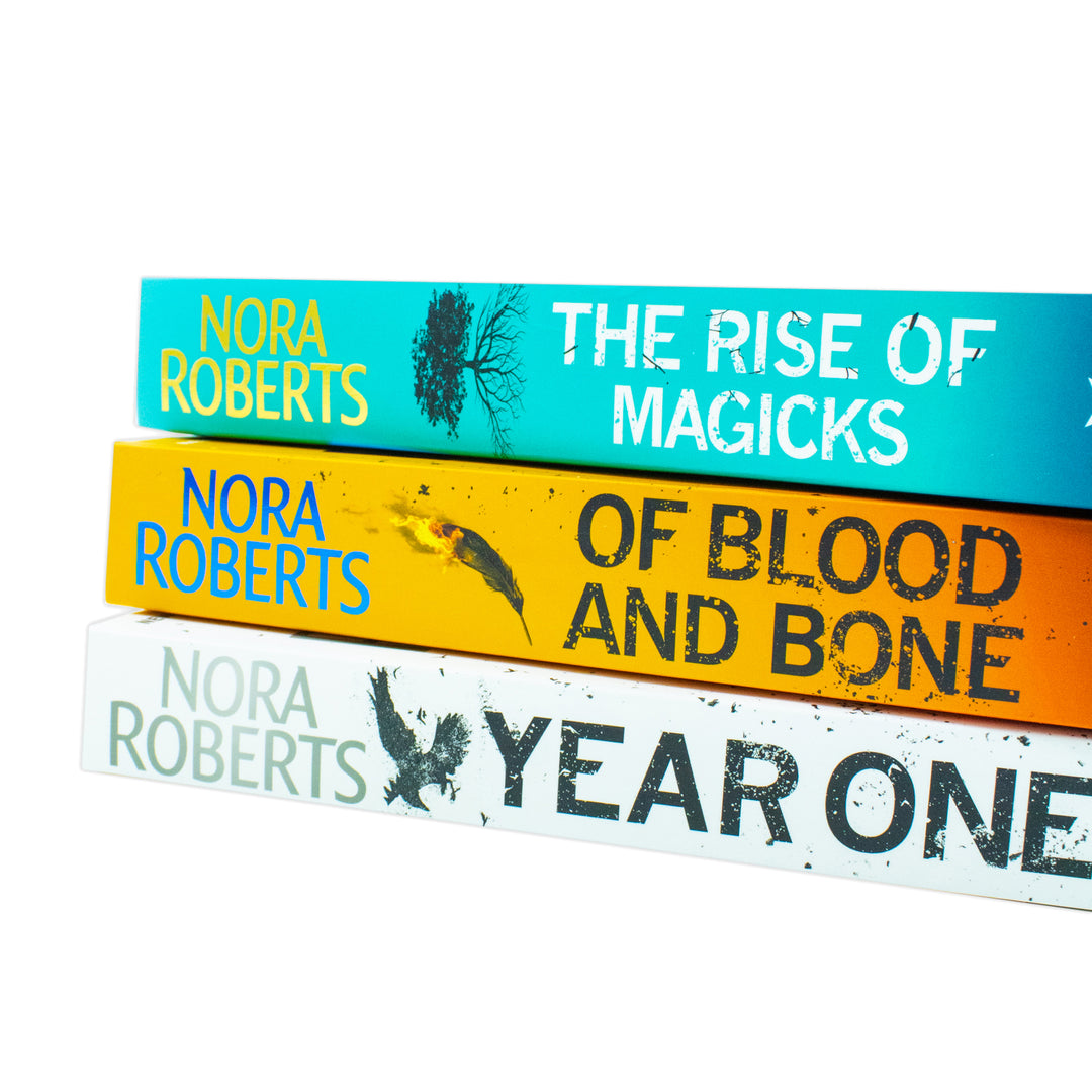 Chronicles of The One Series 3 Books Collection Set By Nora Roberts (Year One, Of Blood and Bone, The Rise of Magicks)
