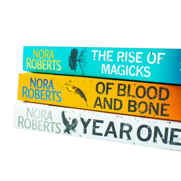 Chronicles of The One Series 3 Books Collection Set By Nora Roberts (Year One, Of Blood and Bone, The Rise of Magicks)