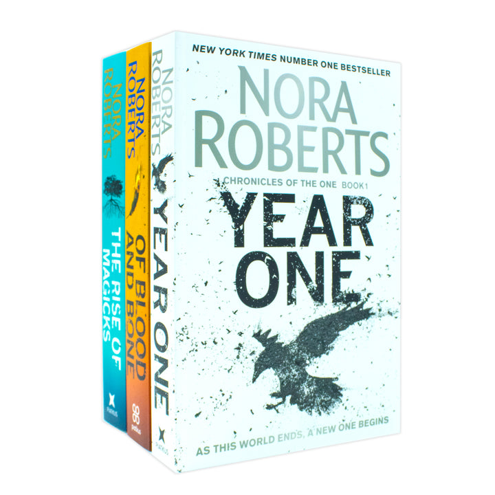 Chronicles of The One Series 3 Books Collection Set By Nora Roberts (Year One, Of Blood and Bone, The Rise of Magicks)