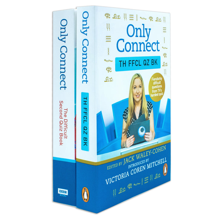 Only Connect 2-Book Collection Set by Jack Waley-Cohen | The Official Quiz Book & The Difficult Second Quiz Book | Fun Trivia, Puzzles & Family Games