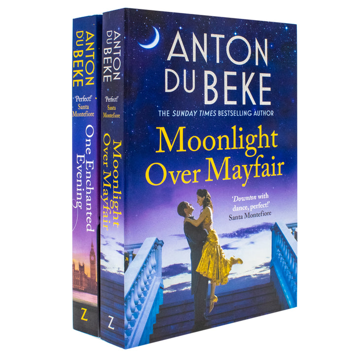 Anton Du Beke 2 Book Set | Romance Fiction Collection | Enchanted Evening & Moonlight Over Mayfair | Love Stories, Literature, Bestseller