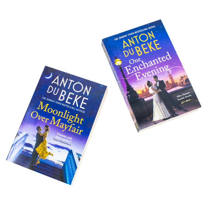 Anton Du Beke 2 Book Set | Romance Fiction Collection | Enchanted Evening & Moonlight Over Mayfair | Love Stories, Literature, Bestseller