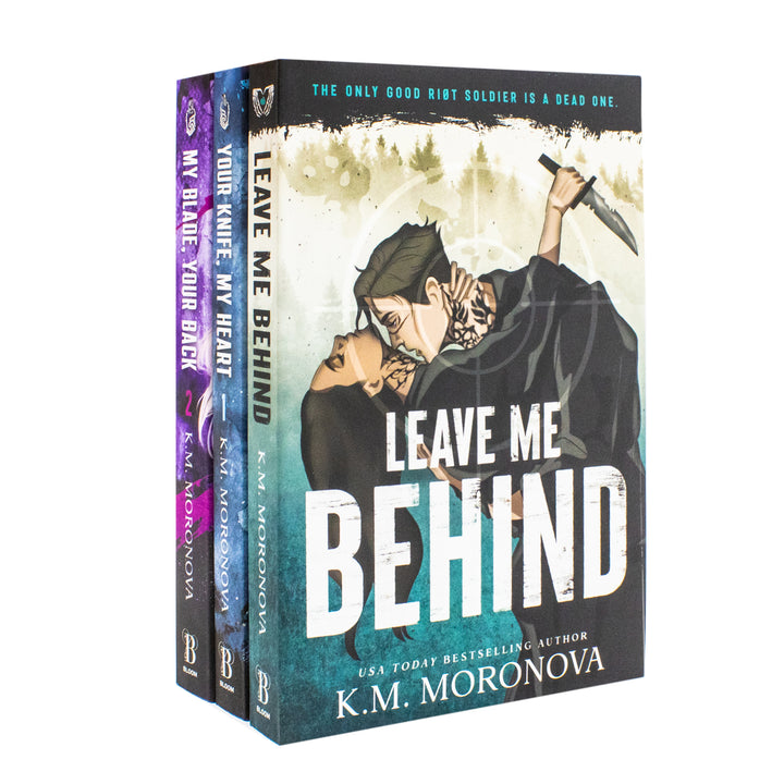 K.M. Moronova Collection 3 Books Set (Your Knife My Heart, My Blade Your Back and Leave Me Behind) | Paperback