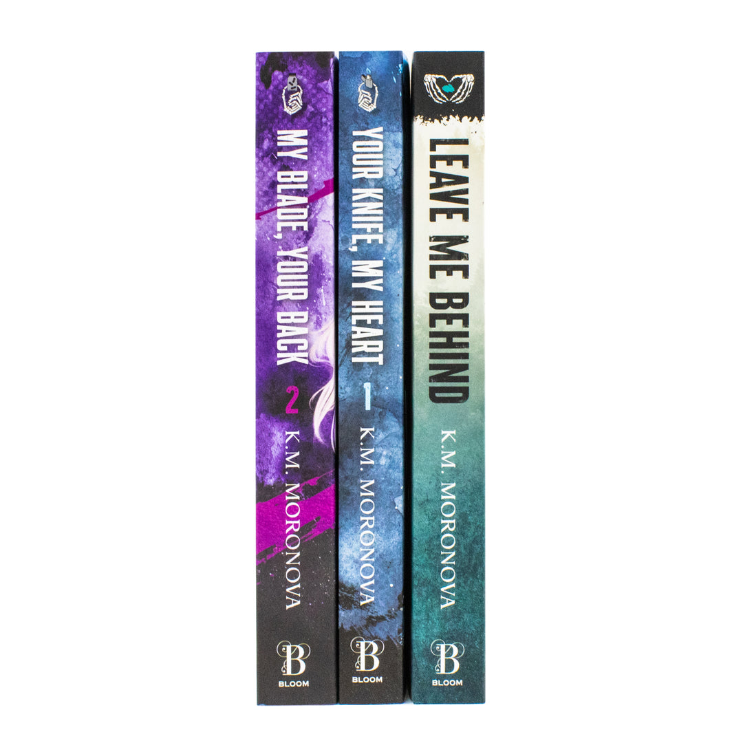K.M. Moronova Collection 3 Books Set (Your Knife My Heart, My Blade Your Back and Leave Me Behind) | Paperback