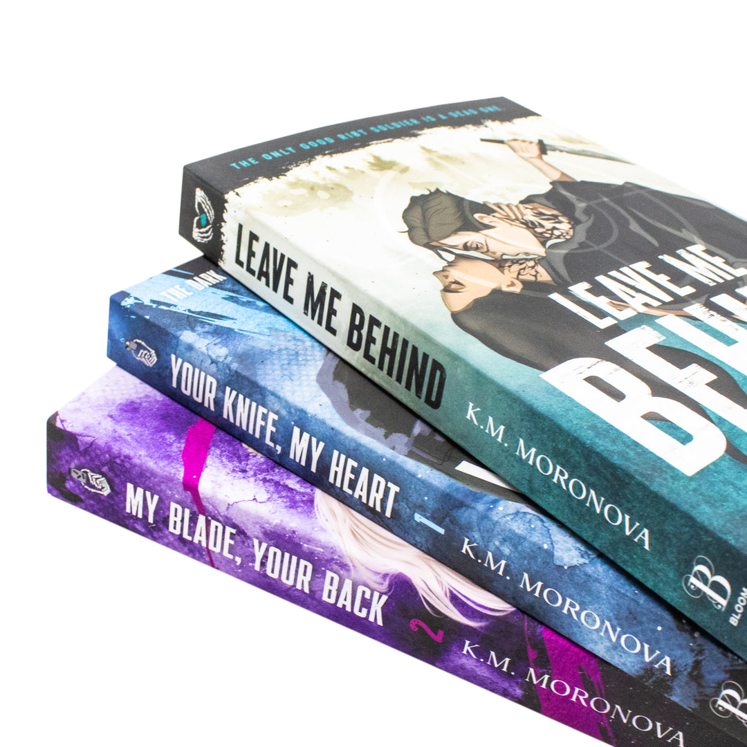 K.M. Moronova Collection 3 Books Set (Your Knife My Heart, My Blade Your Back and Leave Me Behind) | Paperback