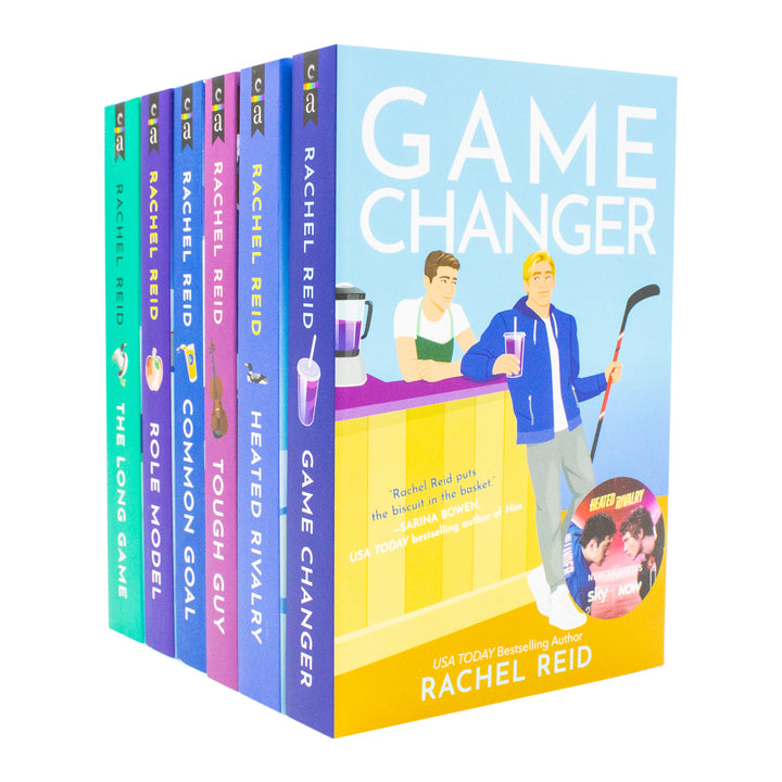 Game Changers Series 1-6 Books Collection Set By Rachel Reid (Game Changer, Heated Rivalry, Tough Guy, Common Goal, Role Model and The Long Game) | Paperback