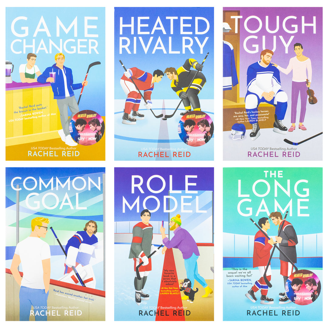 Game Changers Series 1-6 Books Collection Set By Rachel Reid (Game Changer, Heated Rivalry, Tough Guy, Common Goal, Role Model and The Long Game) | Paperback