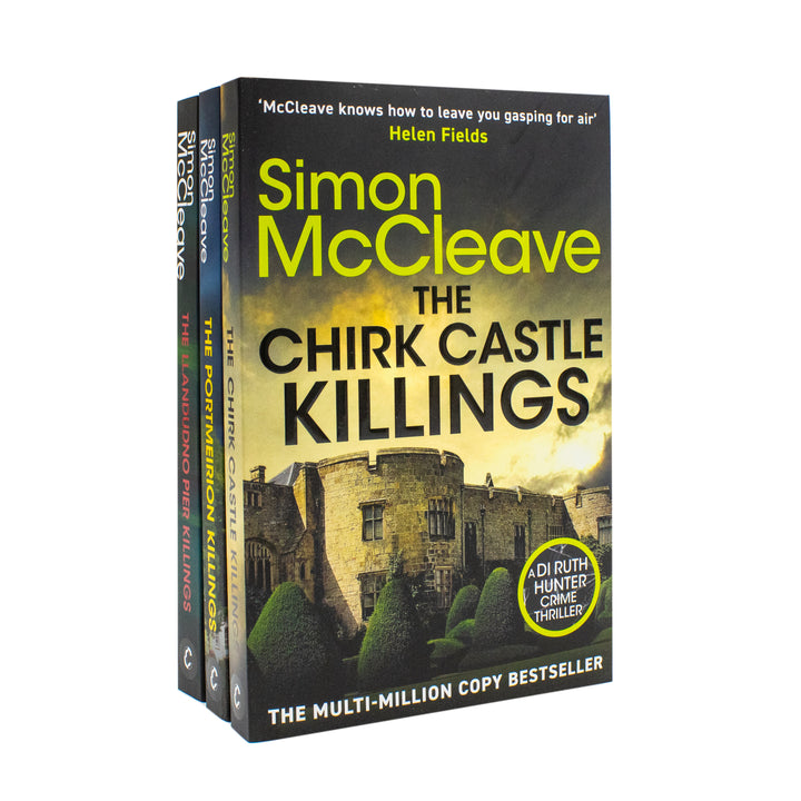 DI Ruth Hunter Series 12-14 Collection 3 Books Set By Simon McCleave (The Chirk Castle Killings, The Portmeirion Killings and The Llandudno Pier Killings) | Paperback