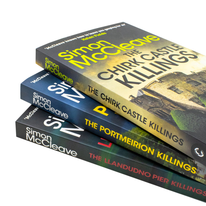 DI Ruth Hunter Series 12-14 Collection 3 Books Set By Simon McCleave (The Chirk Castle Killings, The Portmeirion Killings and The Llandudno Pier Killings) | Paperback