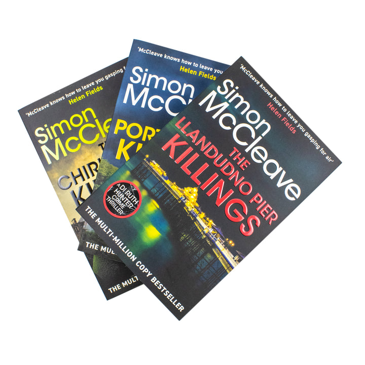 DI Ruth Hunter Series 12-14 Collection 3 Books Set By Simon McCleave (The Chirk Castle Killings, The Portmeirion Killings and The Llandudno Pier Killings) | Paperback